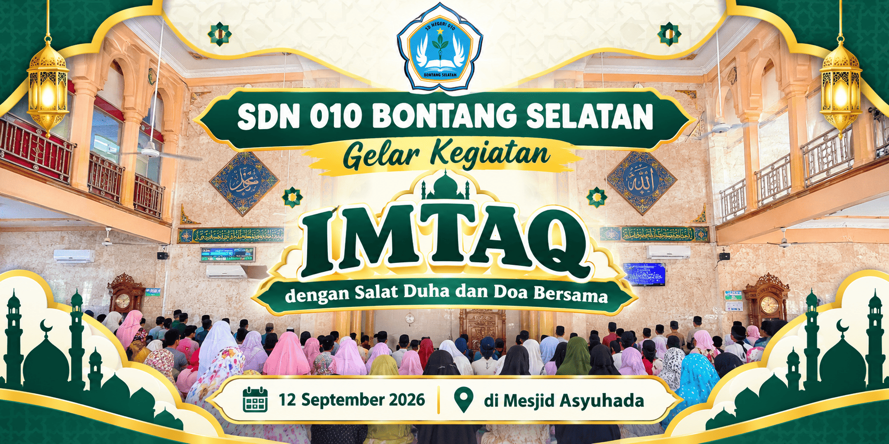 SDN 010 Bontang Selatan Gelar Kegiatan IMTAQ dengan Salat Duha dan Doa Bersama