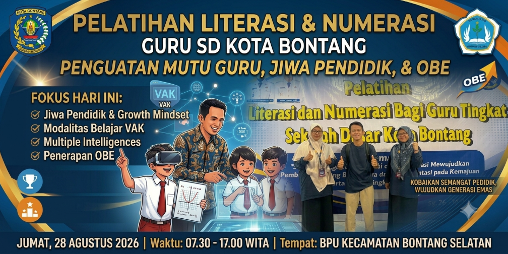 Puncak Pelatihan Literasi Guru SD Bontang: Mengobarkan Jiwa Pendidik dan Menyiapkan Pembelajaran Masa Depan